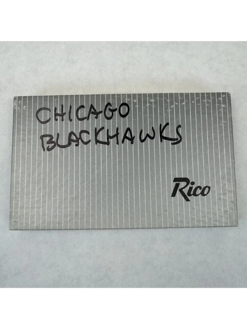 Chicago Blackhawks Genuine Leather Checkbook Cover Wallet NHL Embossed Rico NEW - Picture 8 of 11